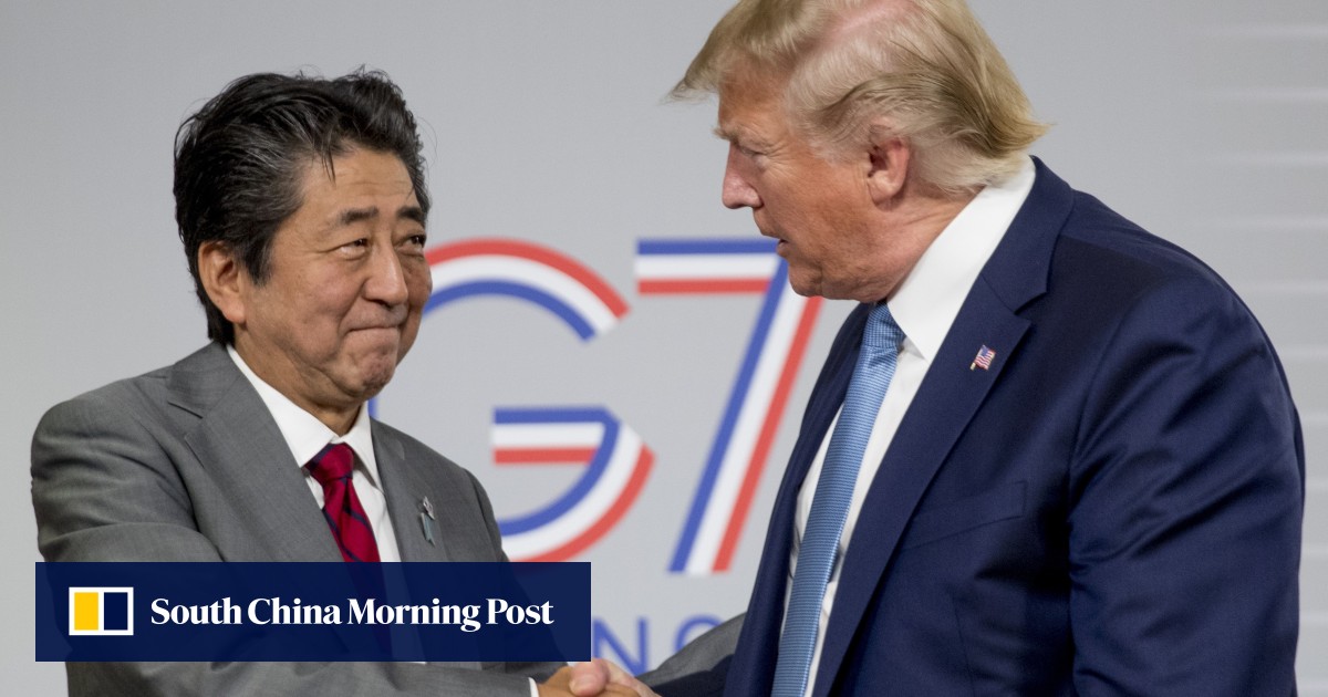 Donald Trump and Shinzo Abe claim to have agreed trade deal