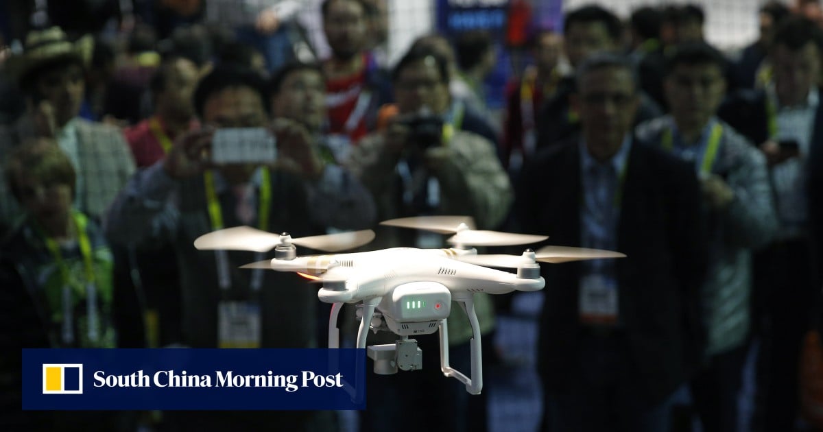 Traffic police in China are using drones to give orders from above