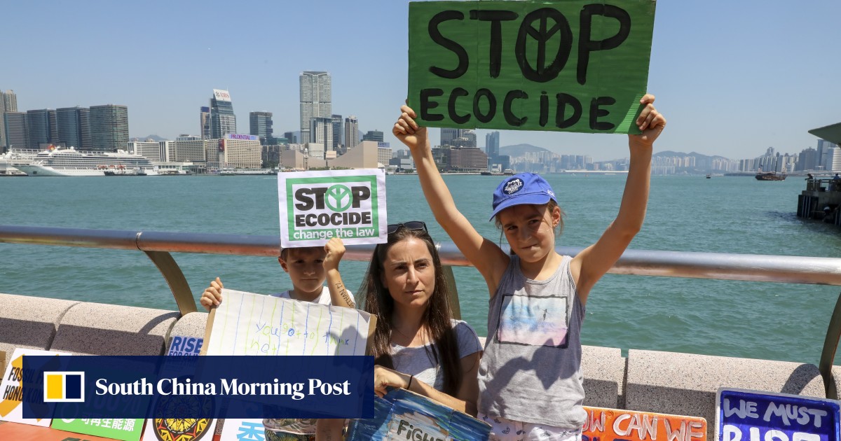 Hong Kong environmental activists join global ‘climate strike’ to get ...