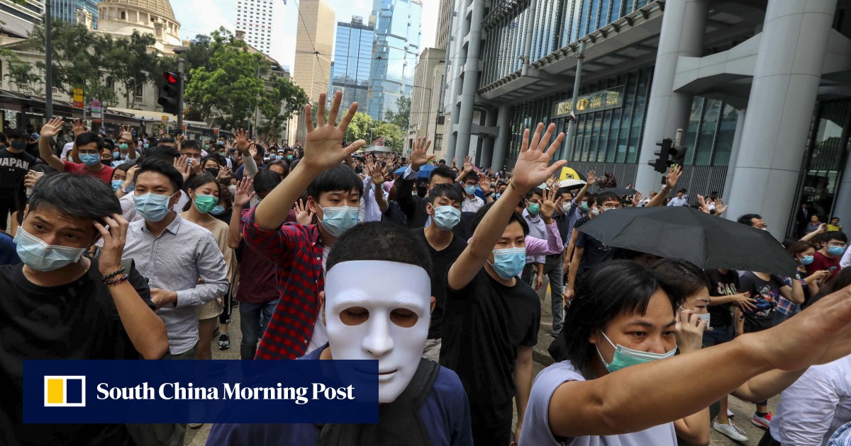 Traffic at standstill as thousands again take to streets in Hong Kong