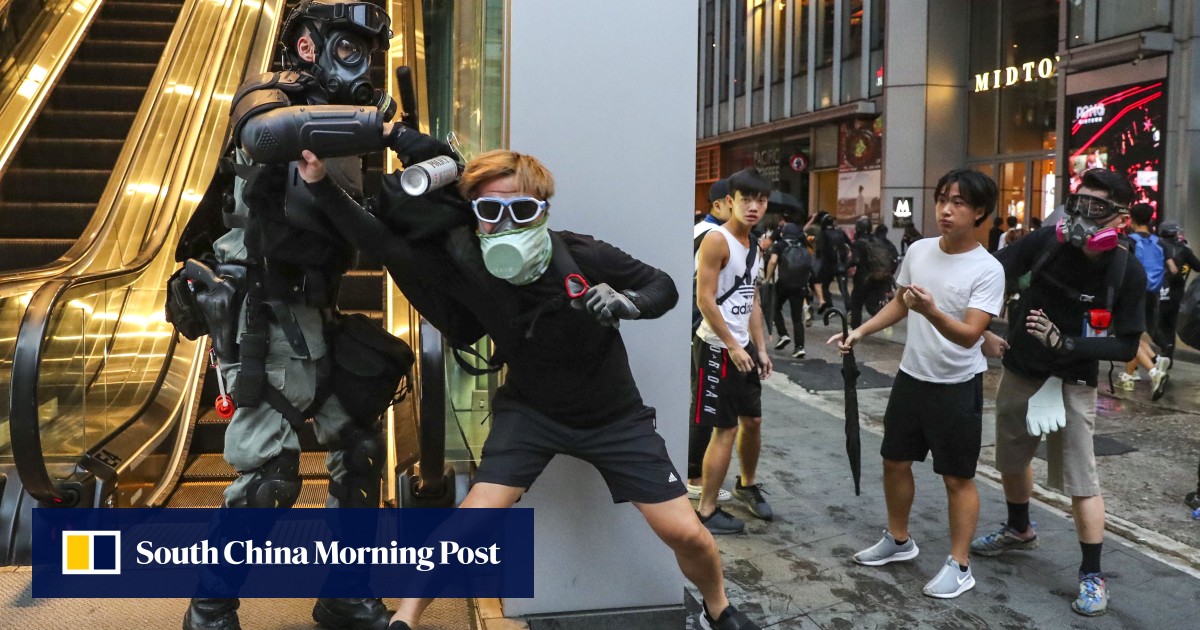 Hong Kong antimask law charges reach 16 following weekend of violent protests South China