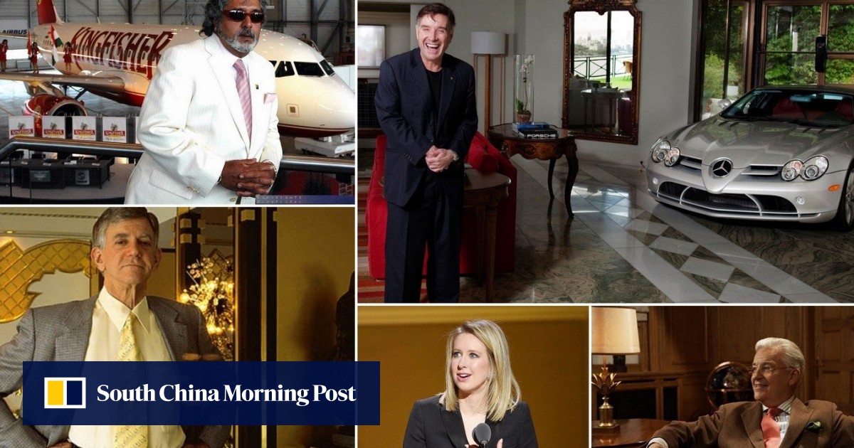 Billionaires gone broke Elizabeth Holmes, Vijay Mallya, Huang Wenyi