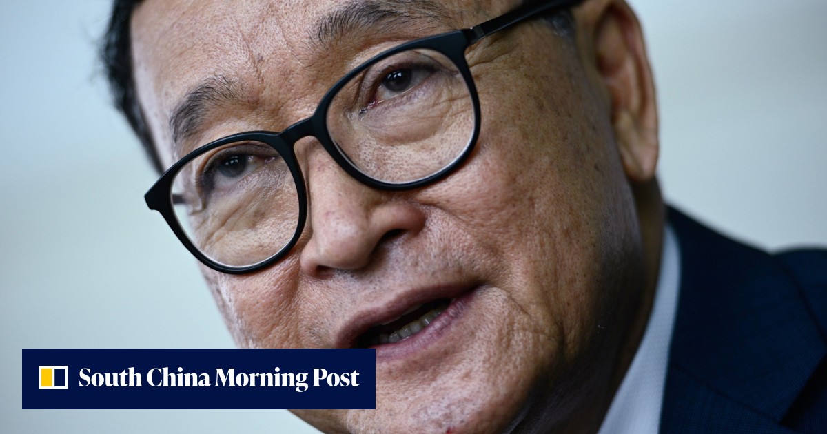 Cambodia’s exiled opposition leader Sam Rainsy barred from flying to ...