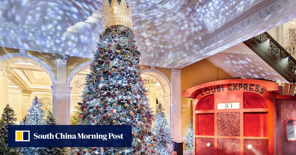 What did Christian Louboutin create for this year s Claridge s Christmas tree project South China Morning Post