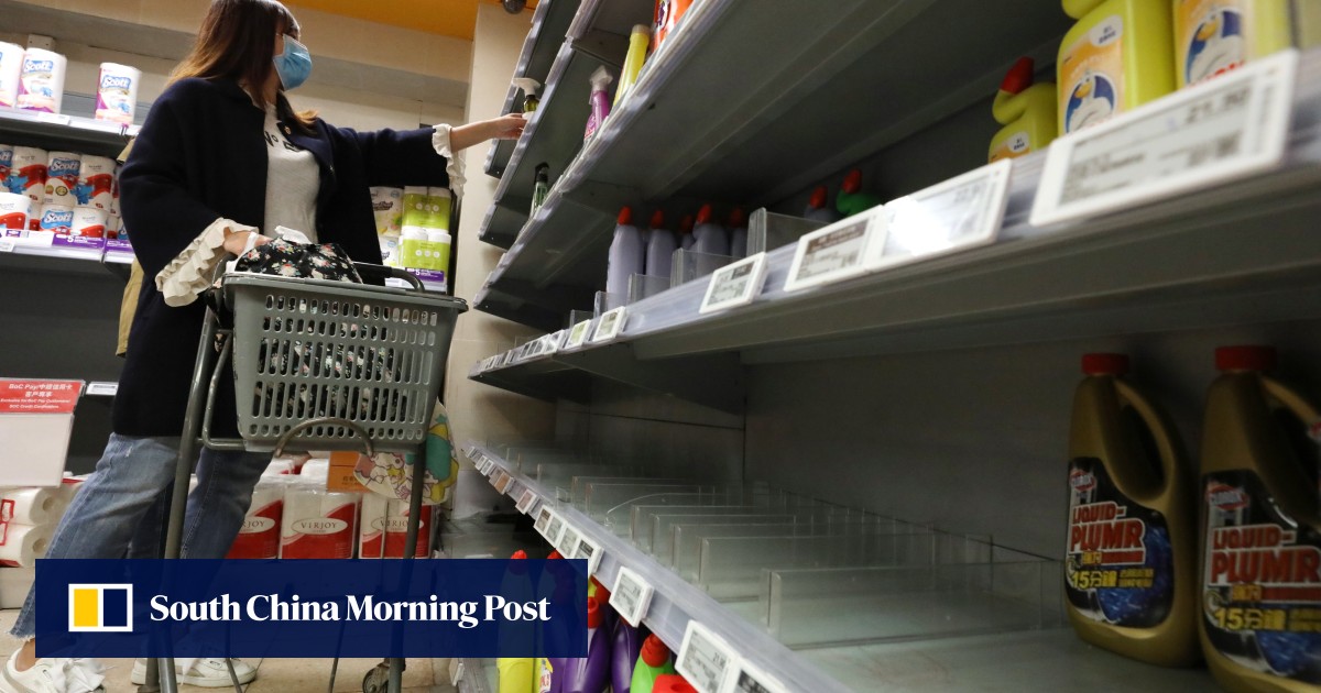 Coronavirus: rice toilet paper and dried goods fly off shelves as