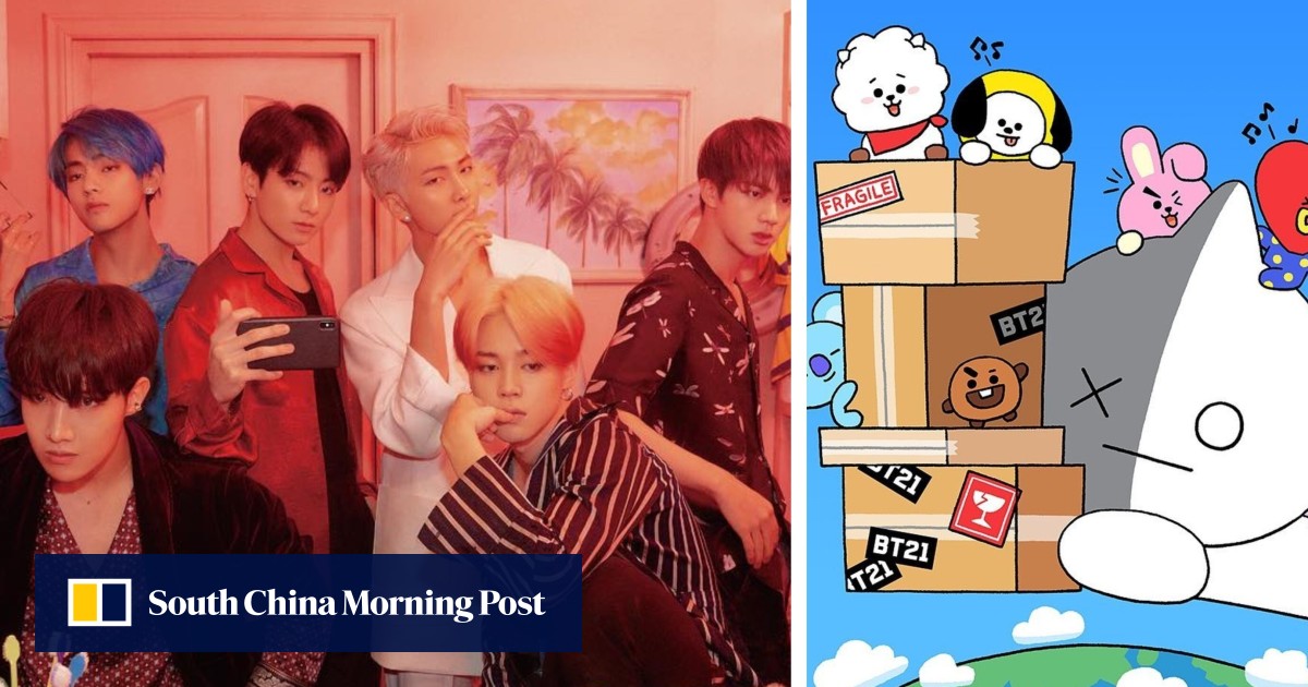 BTS used their cute BT21 characters to invade Facebook