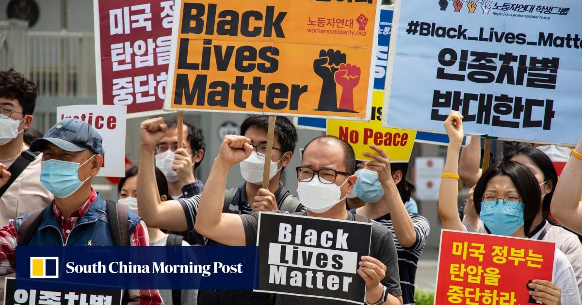Thousands march in Black Lives Matter protests across Asia, from