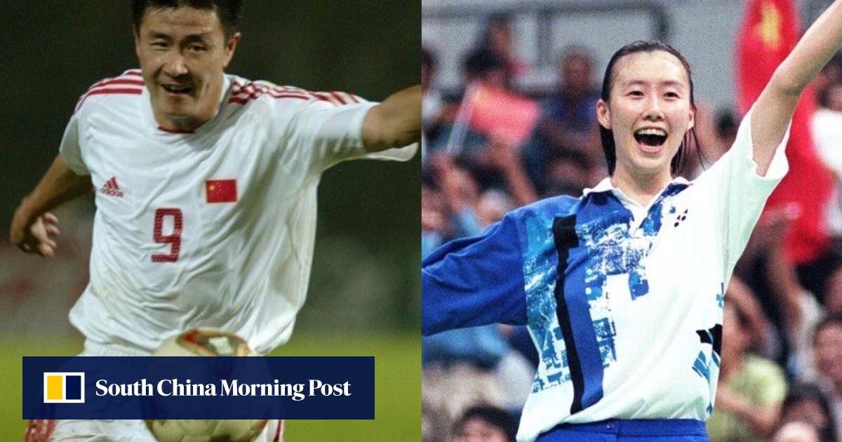 Chinese sports couple Hao Haidong and 