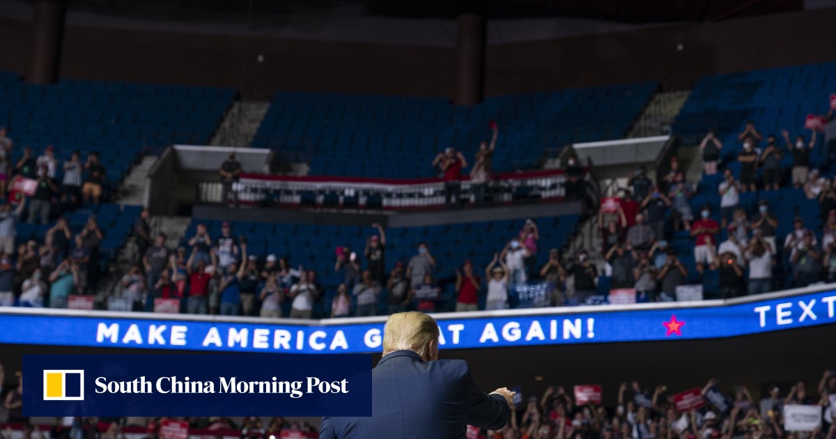 Empty seats, underwhelming crowd as Trump attempts campaign reboot at ...