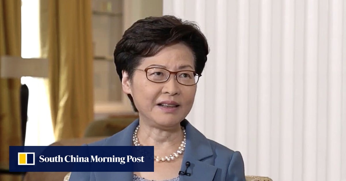 Hong Kong leader Carrie Lam pinpoints political impasse as main