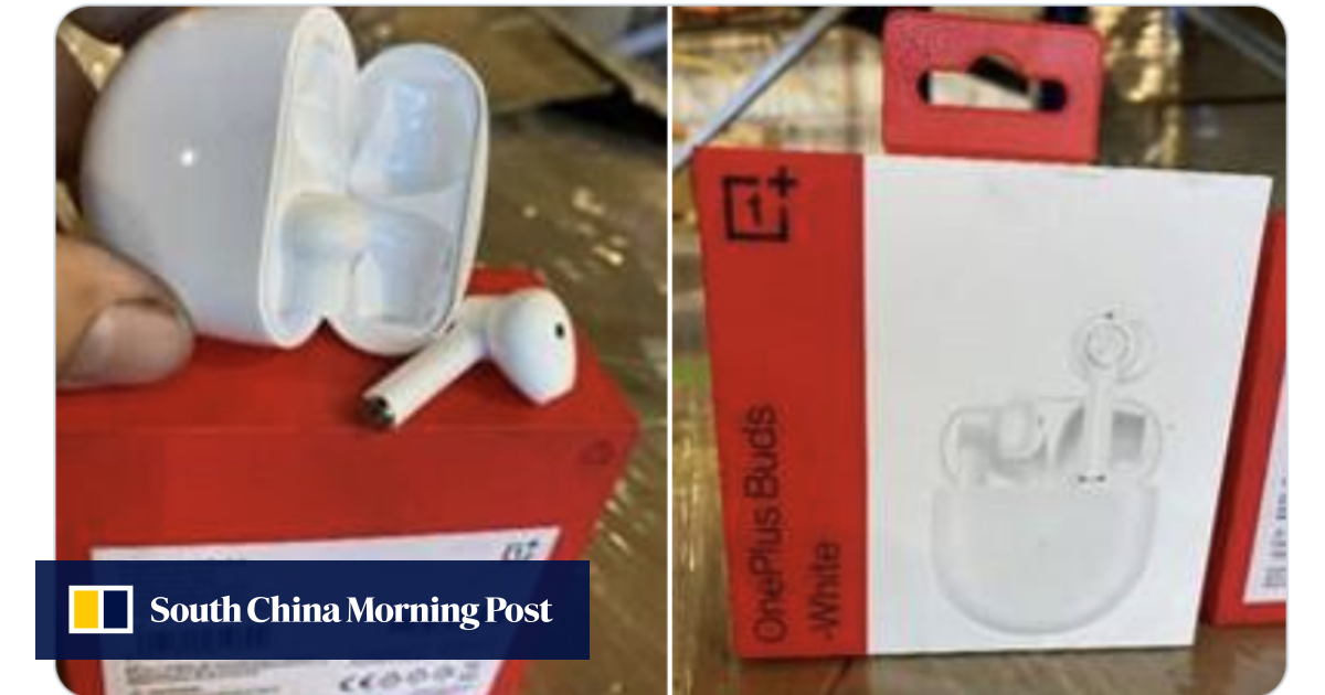 US Customs seizes ‘counterfeit’ Apple AirPods from Hong Kong, but photos show boxes of OnePlus ...