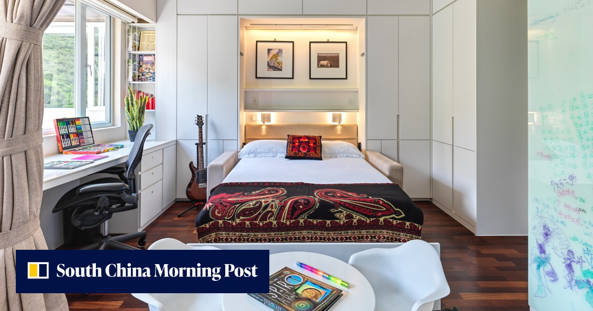 A Hong Kong family home takes one room and gives it several uses ...