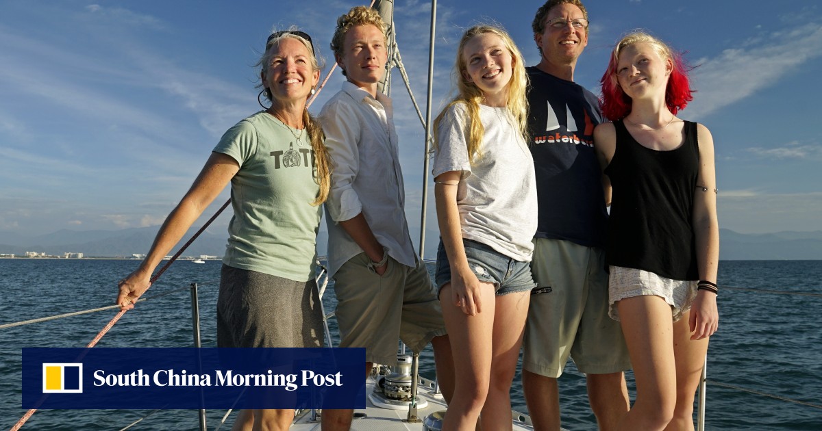 Around the world sailing the family doing it for 12 years, and their