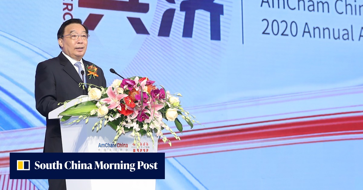 Sanctioned dinner guest Wang Chen could give AmCham China a headache in ...