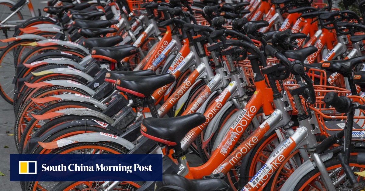 Staying Safe with Mobile Bike Maintenance Alerts in China 4 A person scanning a QR code on a shared bike.