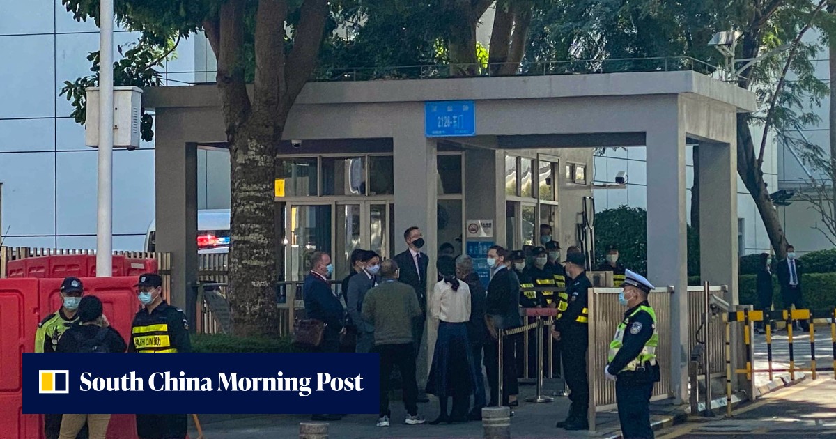 Western diplomats gather outside court, US calls for release as trial of Hong Kong fugitives detained at sea begins in Shenzhen - Vimarsana News