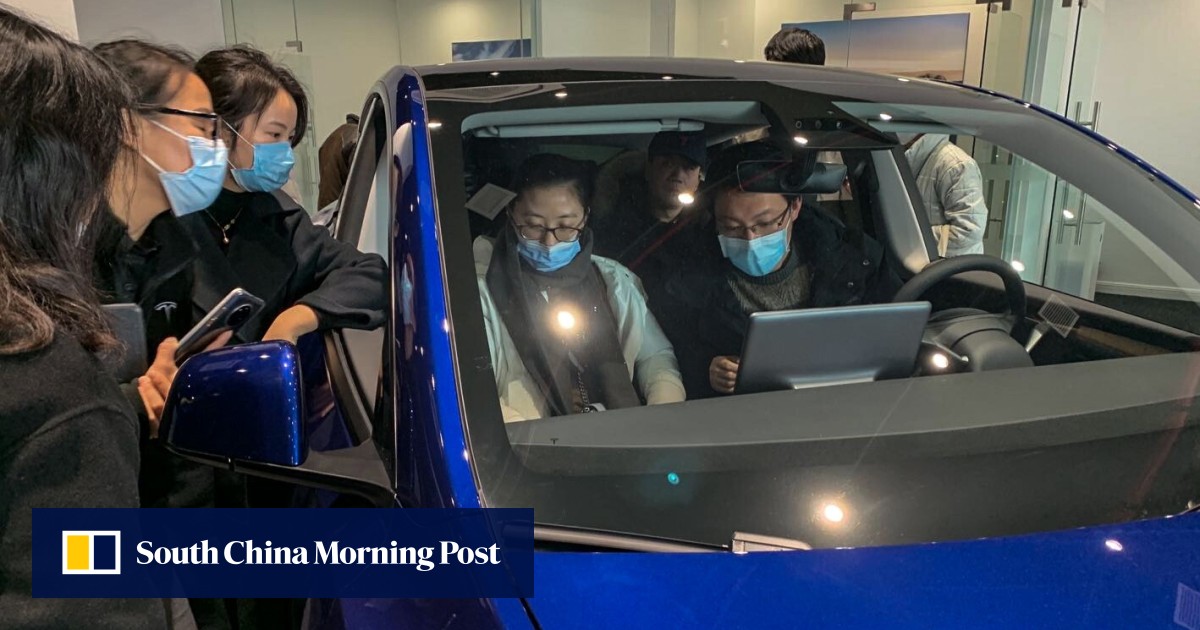 Tesla’s Shanghaimade Model Y gets rousing reception as Chinese buyers rush to place orders for