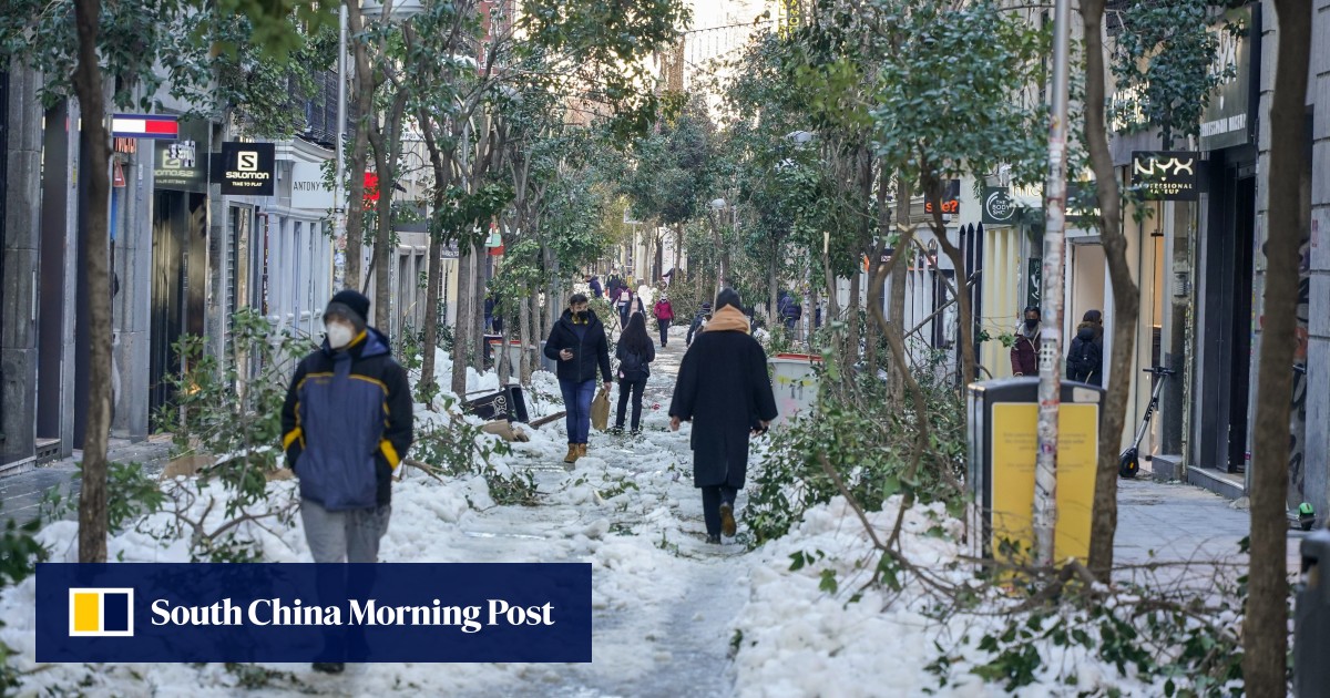 Spain hit by recordbreaking cold weather after worst snowstorm in decades South China Morning