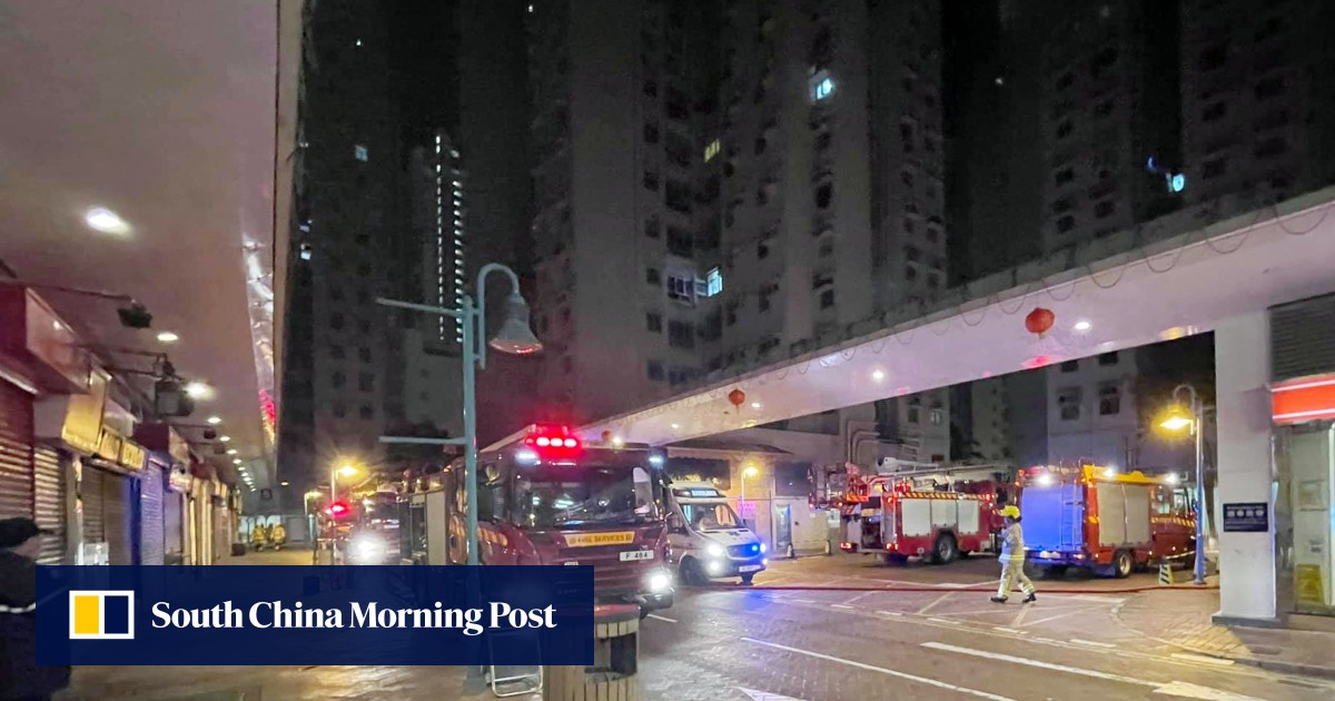 Firefighters rescue Hong Kong man from flames as faulty refrigerator starts blaze, forces 100 to