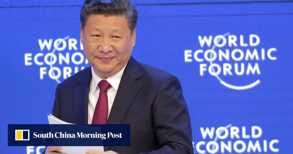Xi to join Merkel, Suga and Modi at virtual Davos for the pandemic age - South China Morning Post