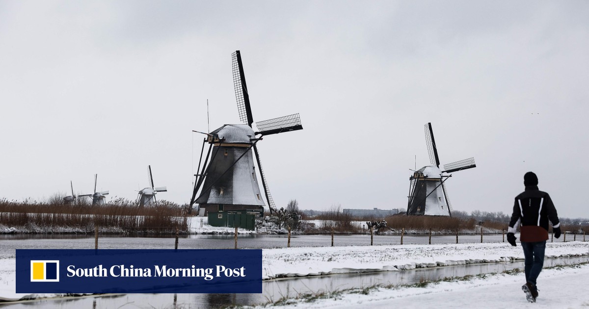 Netherlands hit by Storm Darcy, country's first snowstorm ...