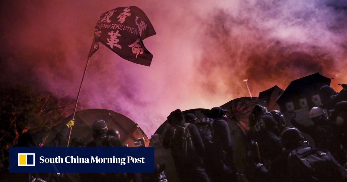 Hong Kong protests: 2 students jailed for rioting over Chinese ...