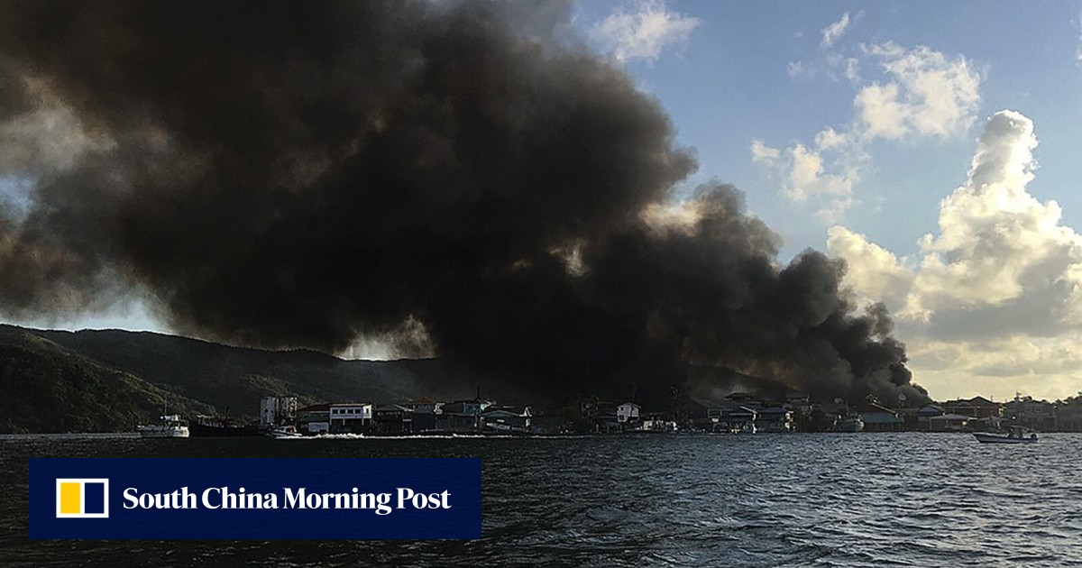 Major fire ravages Honduran resort island of Guanaja South China