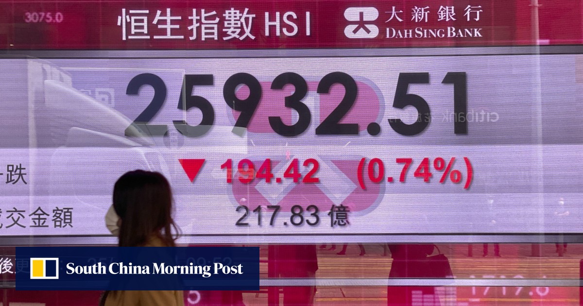 Hong Kong stocks slide on earnings drag as data to signal further
