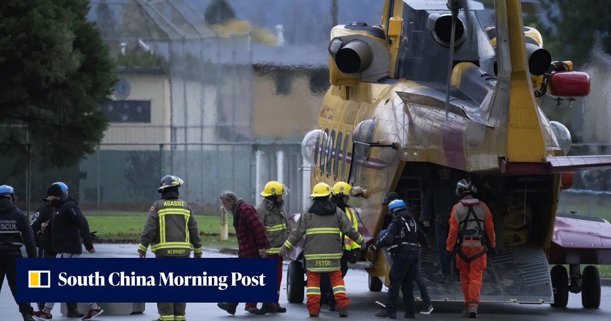 Heavy rains force evacuations in Canada, mudslides trap motorists on ...