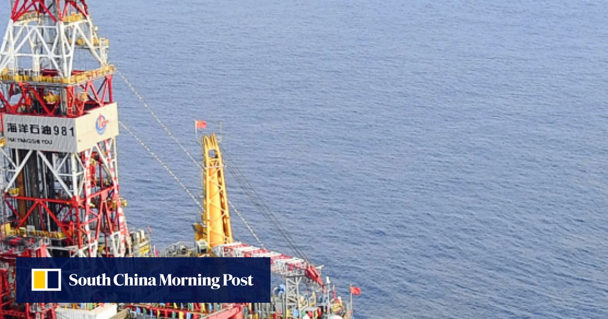 China Rig Chinese oil rig’s return in South China Sea, off coast of Vietnam ...