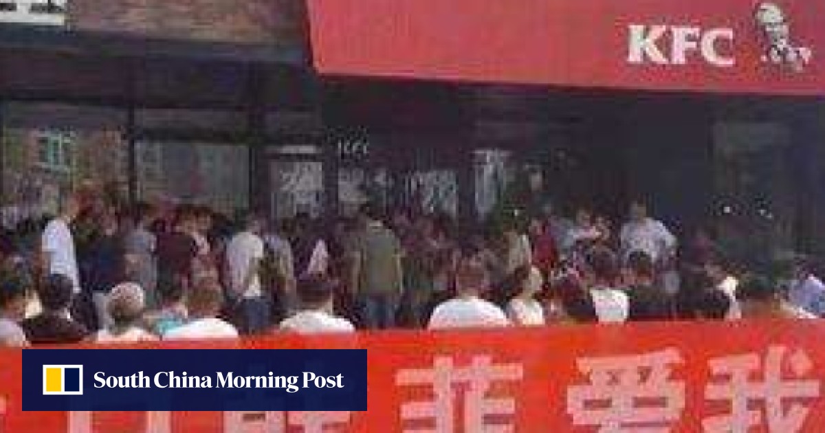 KFC in northern China targeted by protesters shouting anti-US slogans ...