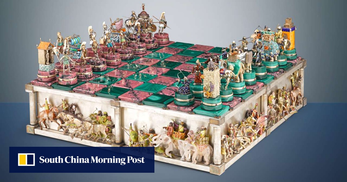Elaborate Chess Set Depicts The Famous Battle Of Issus | South China  Morning Post