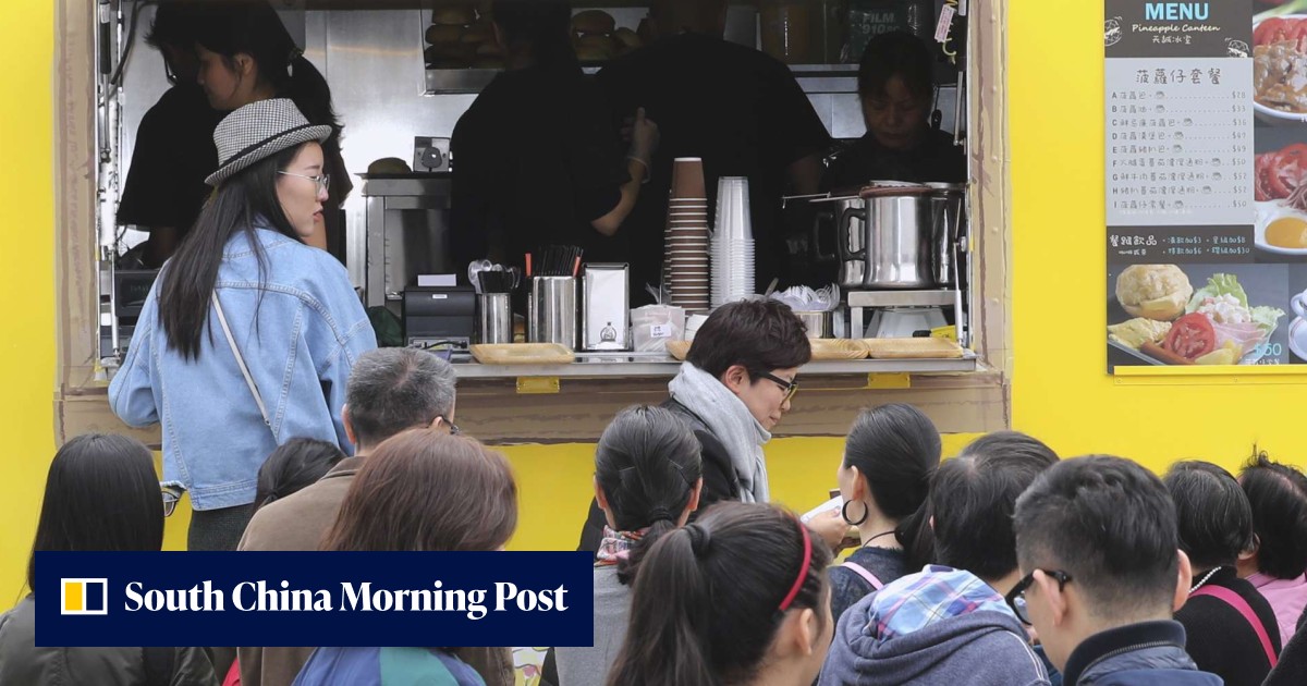 Long queues at Hong Kong food trucks despite minor hiccups on first day ...