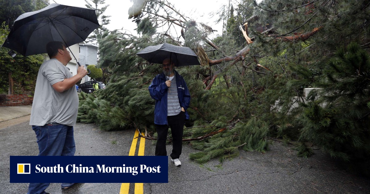 Western US hit by evacuations due to heavy rain and snow | South China ...