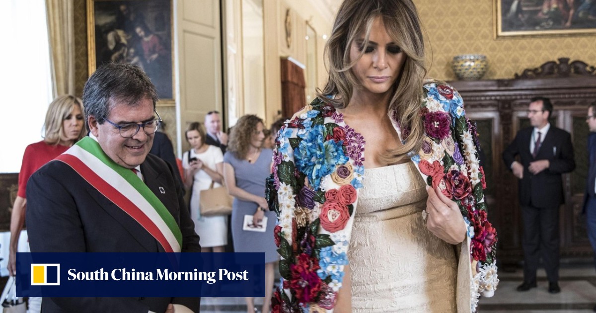 Flaunting it Melania Trump wears US 51 000 Dolce Gabbana