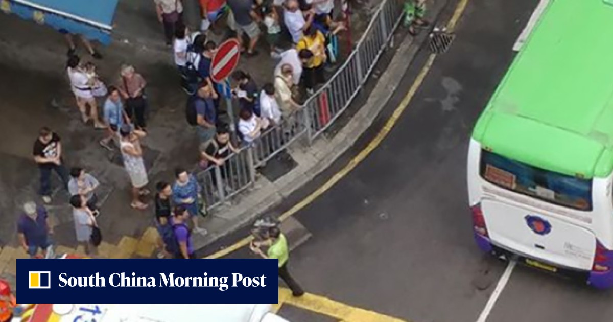 Two killed in Hong Kong after being knocked down by tour bus | South ...