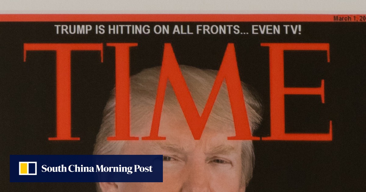 This Time Magazine With Trump On The Cover Decorated His Golf Clubs Around The World But Its