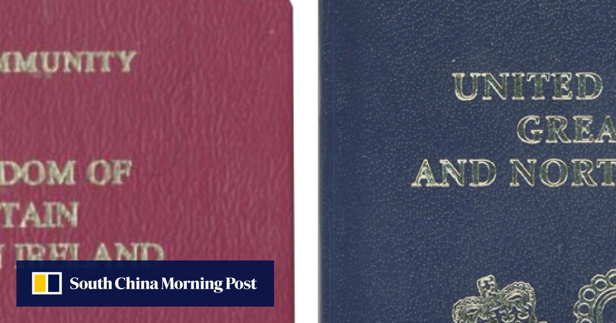 Brexit To Turn Colour Of British Passports Back To Blue South China Morning Post 9606