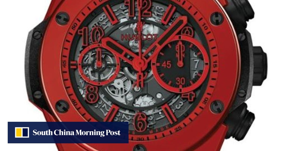 Red hublot on sale watch price