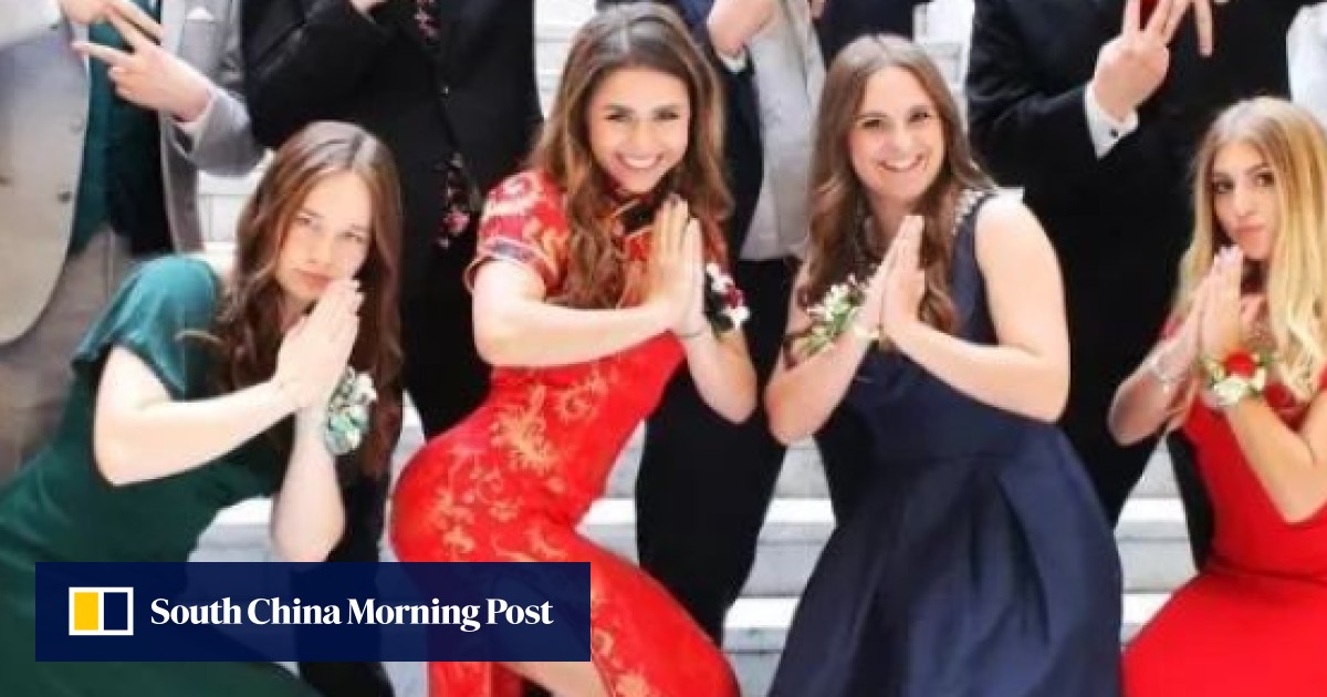 American girl wears chinese dress to prom best sale