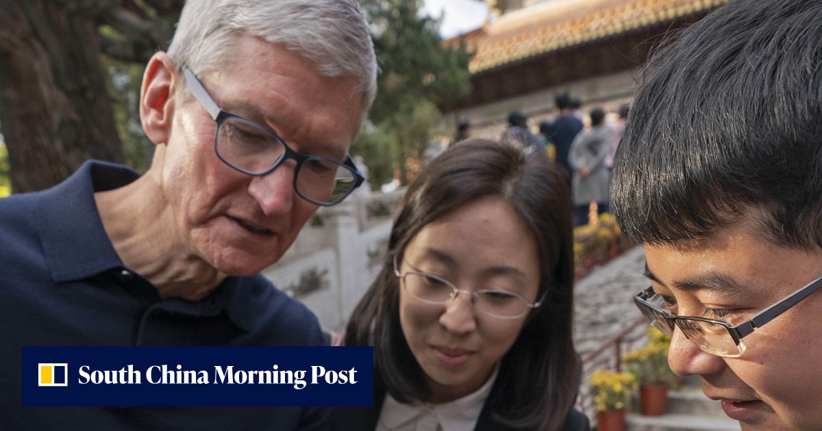 Apple CEO Tim Cook visits hot Chinese start-up ByteDance during Beijing ...