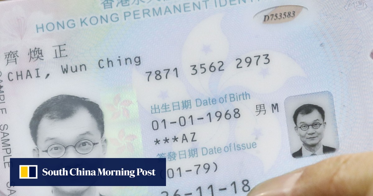 New Hong Kong ID cards to be rolled out from late December | South ...