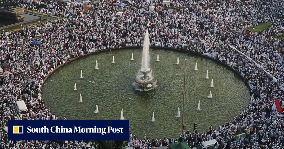 Tens of thousands of conservative Muslims rally in Jakarta | South ...