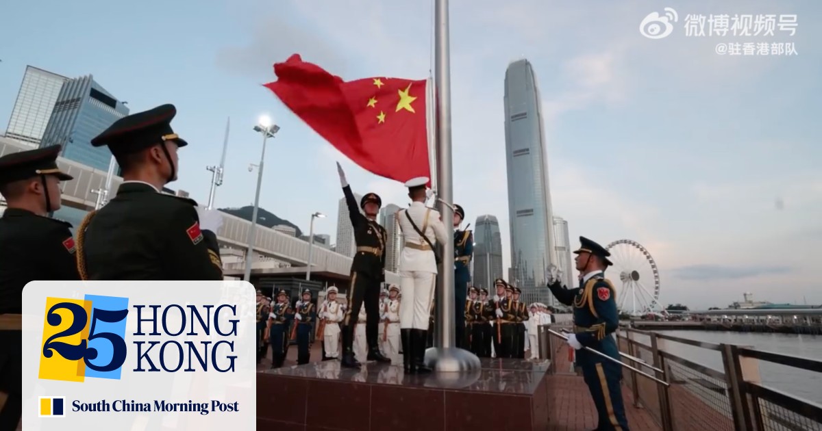 People's Liberation Army's Hong Kong garrison holds first flag-raising ceremony at Central designated zone marking military anniversary - Vimarsana News