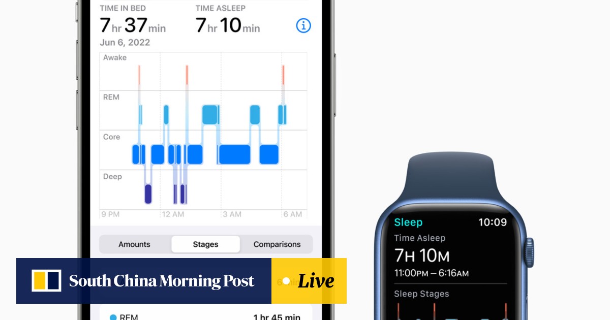 With watchOS 9 update Apple Watch tracks sleep cycle stages and