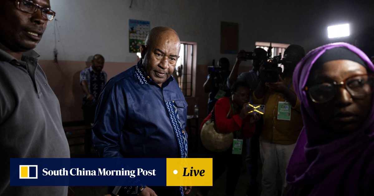 Comoros President Azali Assoumani wounded in knife attack at religious leader's funeral | South China Morning Post