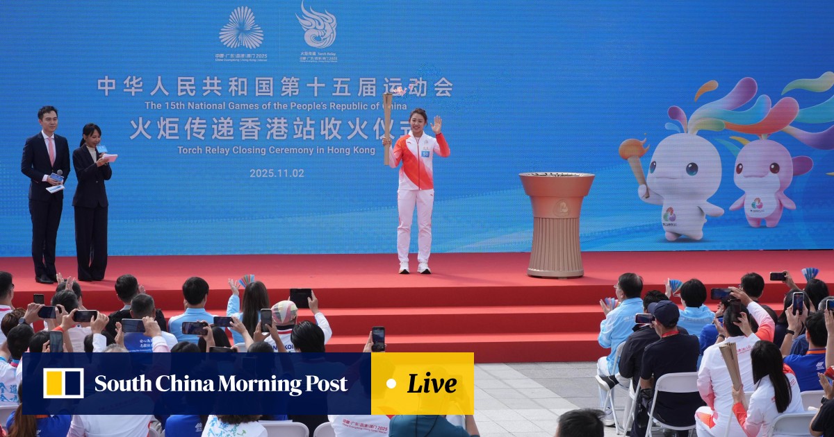 Fired up: National Games torch relay gives Hong Kong first taste of excitement