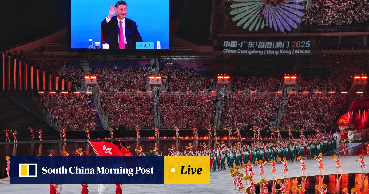 Xi opens National Games, Hong Kong’s Lee says hosting ‘honour’ – as it happened