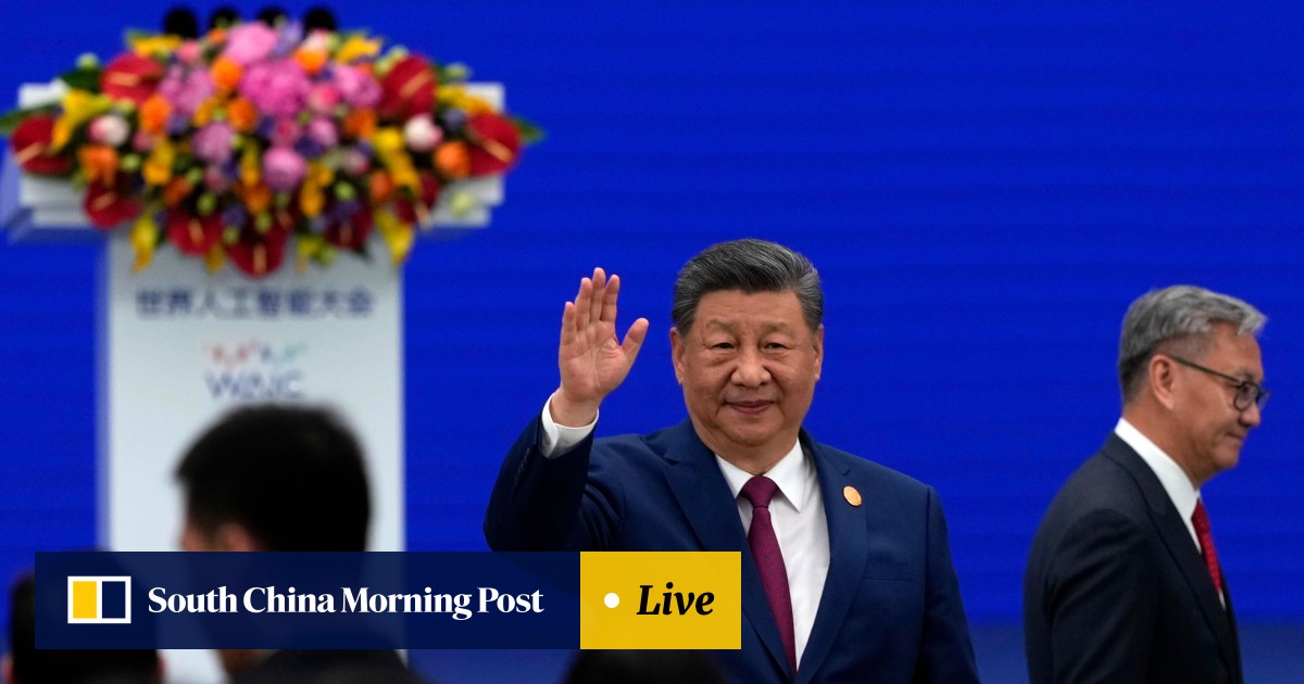 Xi Jinping calls for ‘openness’, opposes ‘one country’ rule in AI – as it happened