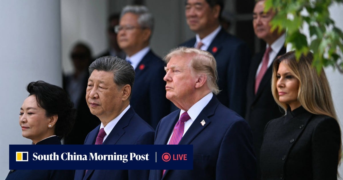 Last day of Xi’s US visit begins with Trump at White House tea